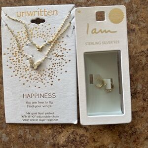 Unwritten Gold-Tone and Silver Necklace Set